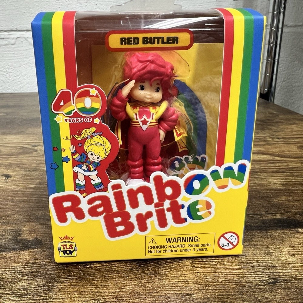 Rainbow‎ Brite 40th Anniversary Red Butler Mini Figure CheeBee TLS Toy